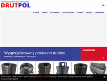 Tablet Screenshot of drutpol.pl